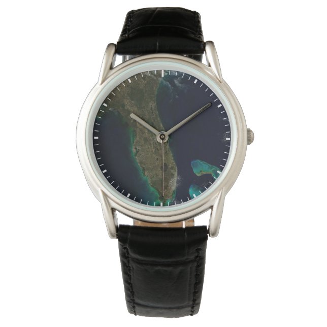 Satellitenblick auf Florida. Armbanduhr (Vorderseite)