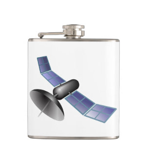 Satellitenflasche Flachmann
