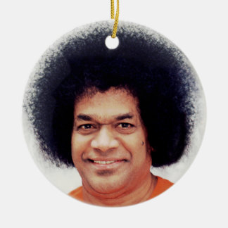 Sathya Sai Baba-Verzierungs-Dekor rund Keramikornament