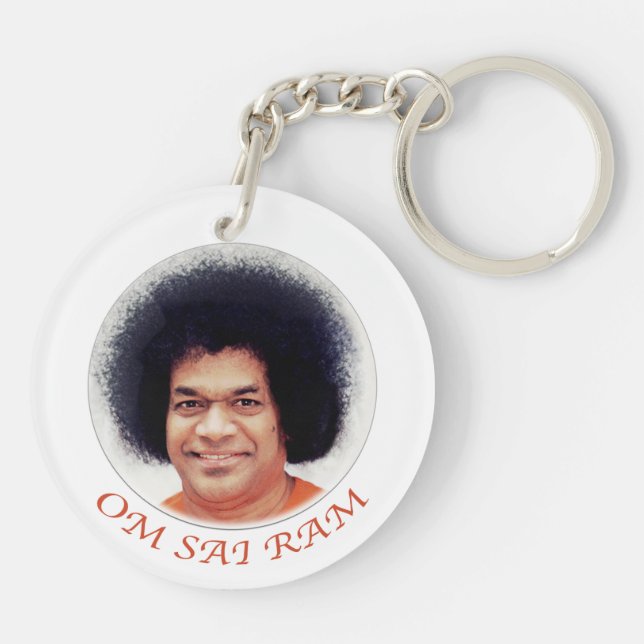 Sathya Sai Kuchen-Schlüsselanhängerdoppeltseite Schlüsselanhänger (Rückseite)