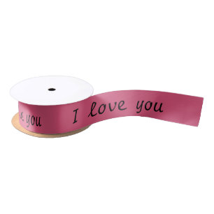 Satin-Band "ich Liebe Sie " Satinband
