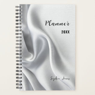 Satin blanc