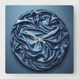 satin circle quadratische wanduhr