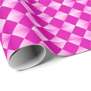 Satin Diamonds - Orchid & magenta Geschenkpapier