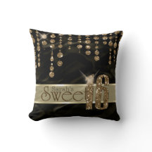 Satin Jewel 16 . Geburtstag Black Gold ID260