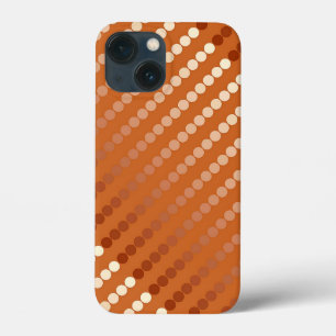 Satin-Punkte - Rost und Kupfer Case-Mate iPhone Hülle