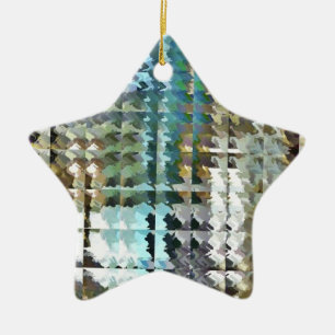 Satin-Quiltierung Keramik Ornament