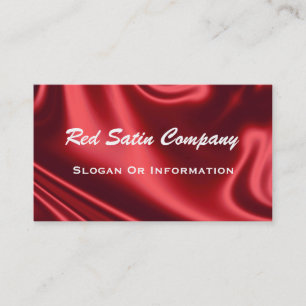 Satin rouge et dentelle blanche sur les cartes de
