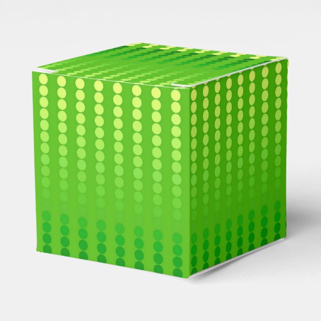 Satindots - Kalkgrün Geschenkschachtel (Vorderseite)