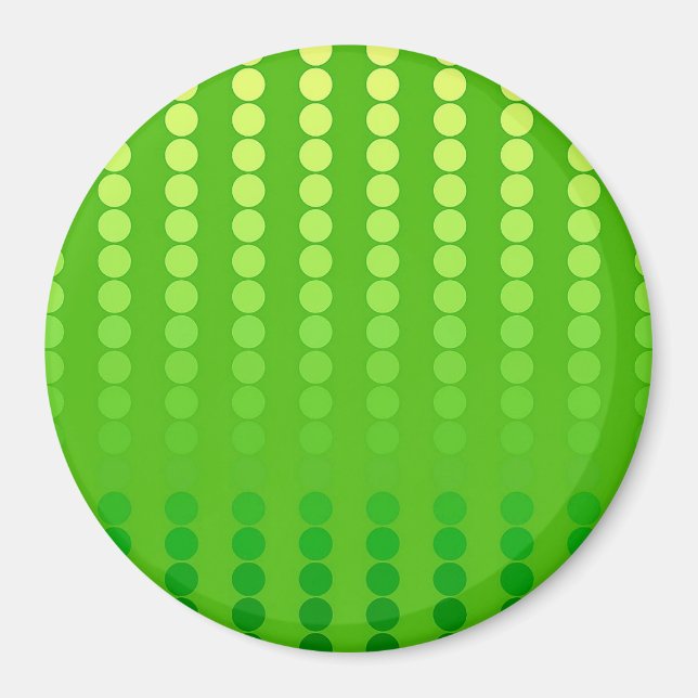 Satindots - Kalkgrün Magnet (Vorne)