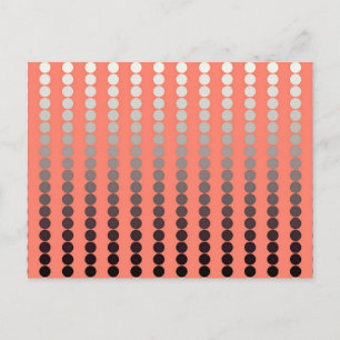 Satindots - Korallen und Zinnhalter Postkarte