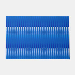 Satindots - Stahlblau Fußmatte