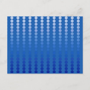 Satindots - Stahlblau Postkarte