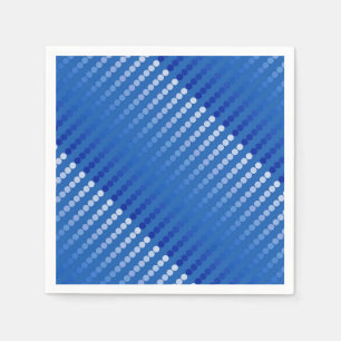 Satindots - Stahlblau Serviette