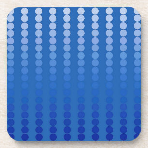 Satindots - Stahlblau Untersetzer