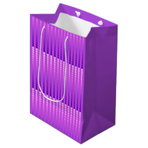 Satindots - violett und orchid mittlere geschenktüte