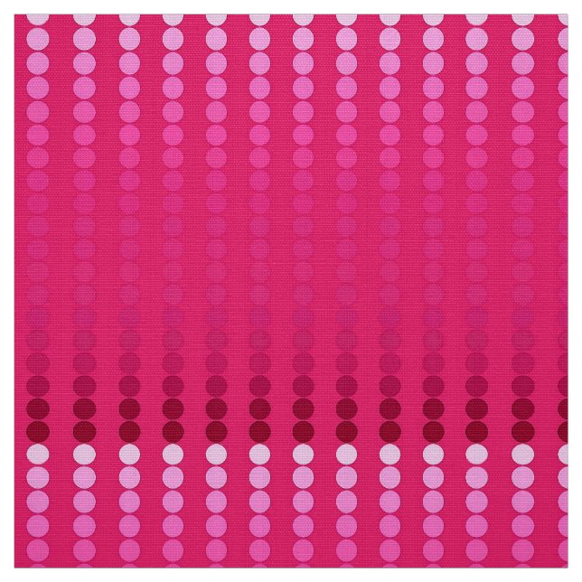 Satinpunkte - Fuchsienfarben Stoff (Muster)