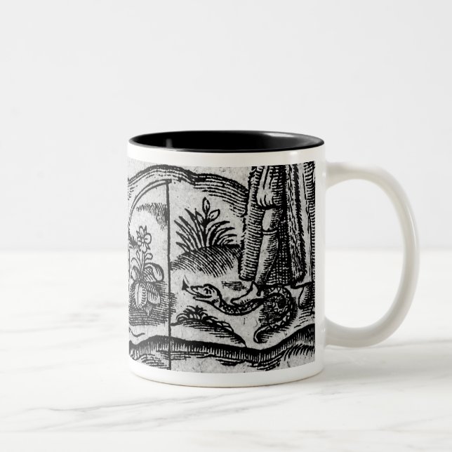 Satire des Fischens, 'Buch Roxburghe Balladen Zweifarbige Tasse (Rechts)