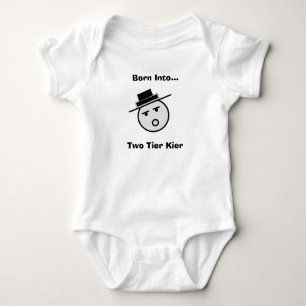 Satire Two Tier Kier Babygro Baby Strampler