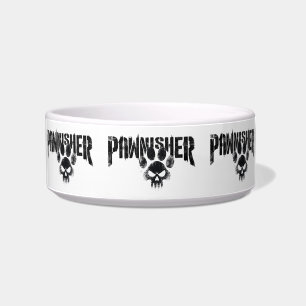 Satirischer Der Bestrafer Vigilantischer Terrier P Napf