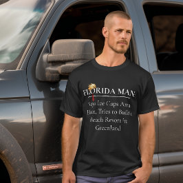 Satirisches Florida Man Greenland Beach Resort T-Shirt