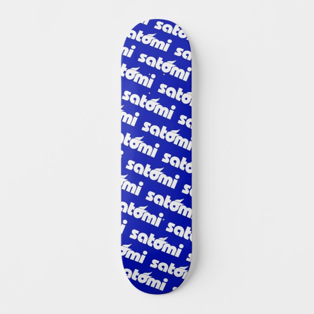 Satomi "Blue" Skateboard Deck (Vorderseite)