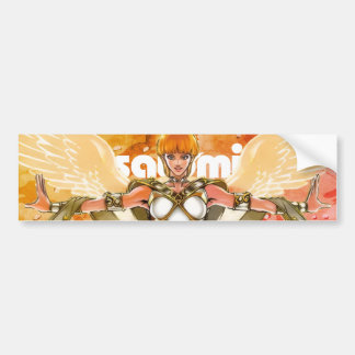 satomi moto Gaurdian Angel Bumper Sticker