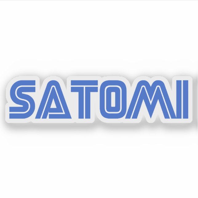 Satomi Motorsport Adeventure Aufkleber (Vorderseite)