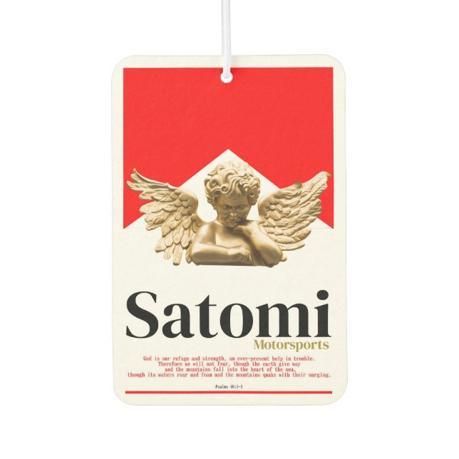 Satomi-Motorsport F-46 Autolufterfrischer (Vorderseite)