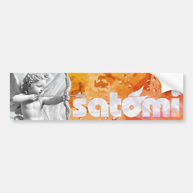 Satomi-Motorsport "OG GOLD" Autoaufkleber (Vorne)