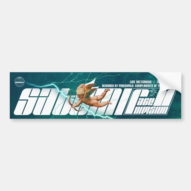 Satomi Motorsport Race Division "Glacial" Autoaufkleber (Vorne)