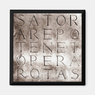 Sator Dienstturnus-altes geheimes magisches Symbol Magnet