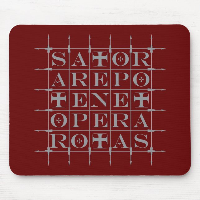 SATOR Square [GRAY] Mousepad (Vorne)
