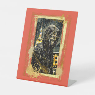 Satoshi-Dach Sockelschild