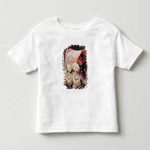 Sattel-Abdeckung mit den Greifen, die Ziegen in Kleinkind T-shirt