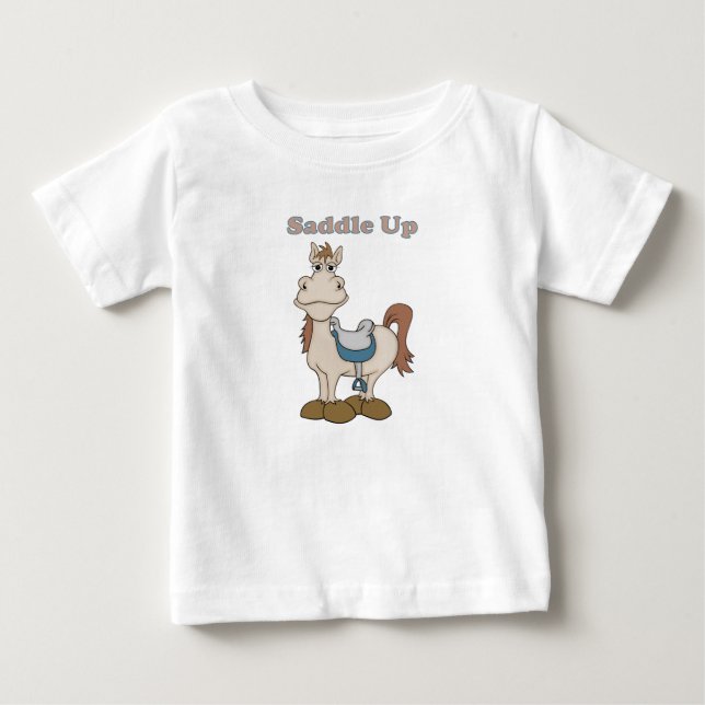 satteln baby t-shirt (Vorderseite)