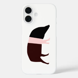 Sattelrücken Schwein iPhone 16 Hülle