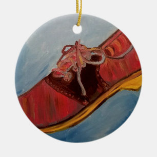 Sattelschuh Keramik Ornament