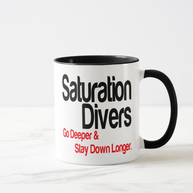 Sättigungstaucher gehen tiefer tasse (Rechts)