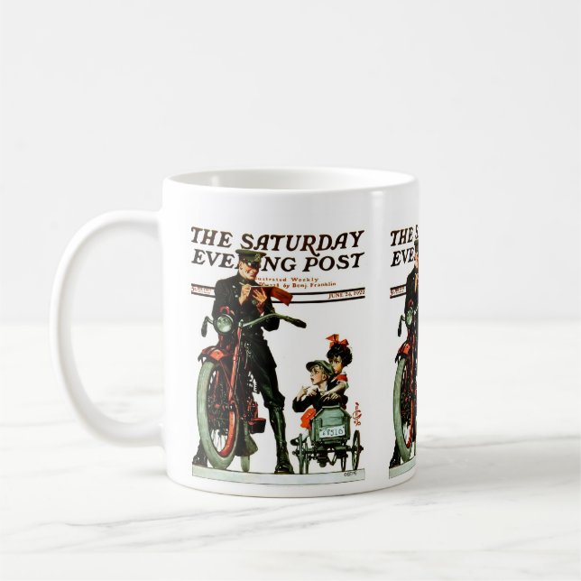 Saturday Evening Post Kaffeetasse (Links)