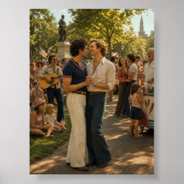 Saturday in the Park | Gay Art Project Poster