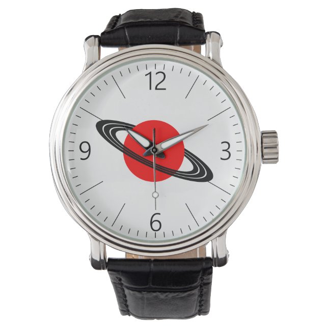 Saturn Armbanduhr (Vorderseite)