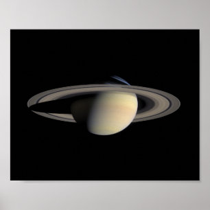 Saturn — Cassini-Orbiter-Mosaik, 2004 Poster