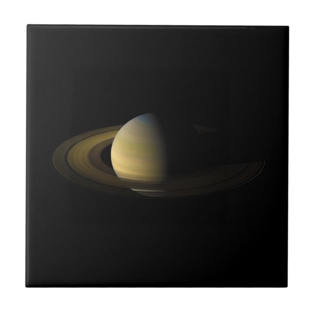 Saturn der 6. Planet vom Sun Fliese (Vorderseite)