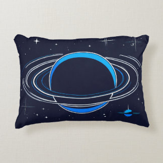 "Saturn Design Throw Pillow" Dekokissen