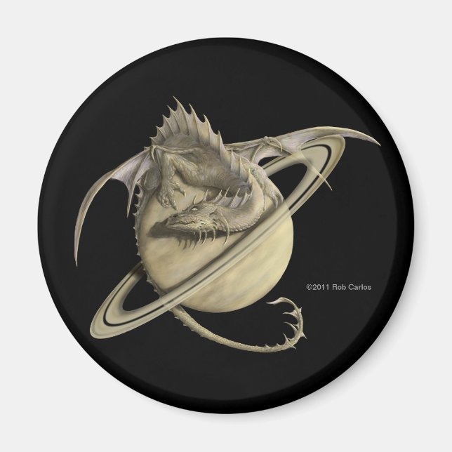 Saturn Dragon Magnet (Devant)