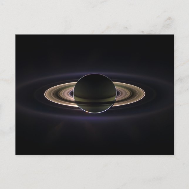 Saturn Eclipse Postkarte (Vorderseite)