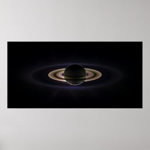 Saturn-Eklipse Poster