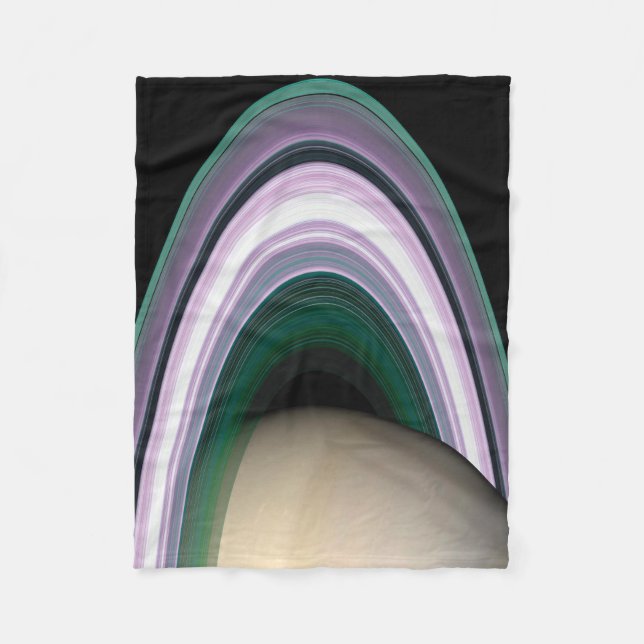 Saturn Fleecedecke (Vorderseite)