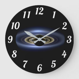 Saturn Große Wanduhr